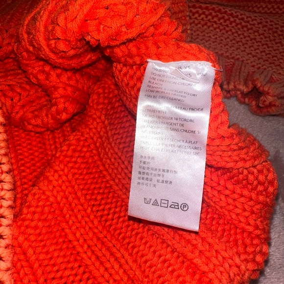 Orange Knit Free People Sweater - Picture 4 of 6